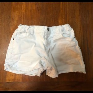 Cat and Jack white jean shorts